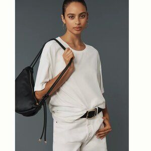 NWT Anthropologie Pilcro Vintage Dad Tee Oversized White 100% Cotton 3X